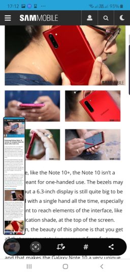 Hur man tar skärmdumpar på Galaxy Note 10 och Galaxy Note 10 Plus 1