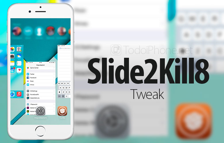 Cara menutup semua aplikasi yang terbuka di latar sekaligus dengan Slide2Kill8 untuk iPhone 2