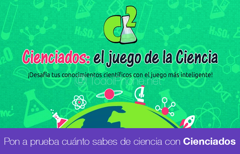 Cienciados, permainan tanya jawab tentang Sains untuk iPhone dan iPad 2