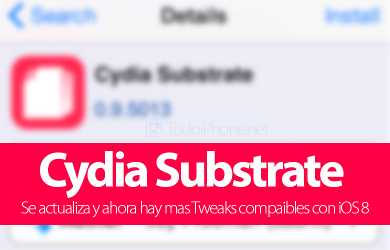 Cydia Substrate är uppdaterad, det finns fler tweaks som är kompatibla med iOS 8 2