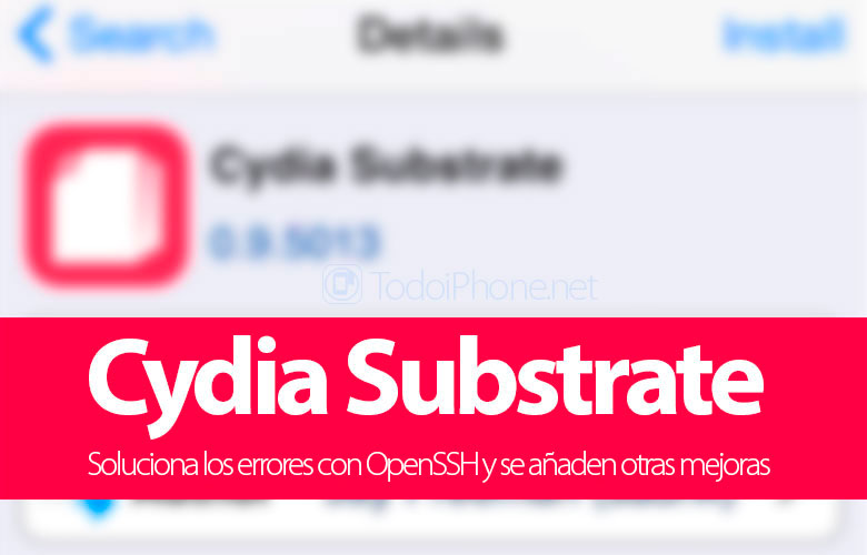 Cydia Substrat memperbarui dan memperbaiki kesalahan dengan OpenSSH 2