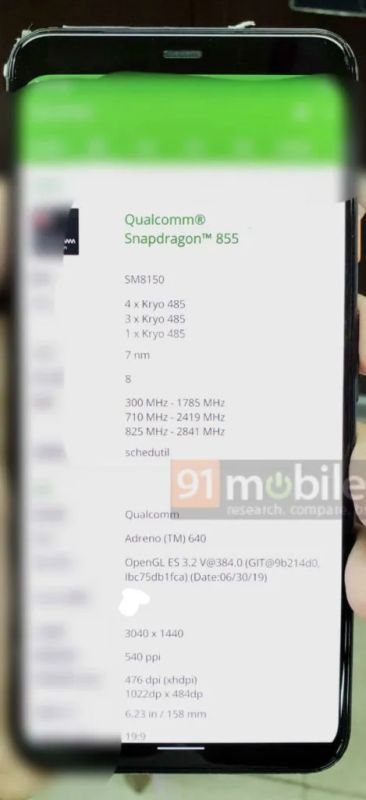 Dugaan Spesifikasi Google Pixel 4 XL Kebocoran Online; Berjalan Pada Qualcomm Snapdragon 855 SoC 1