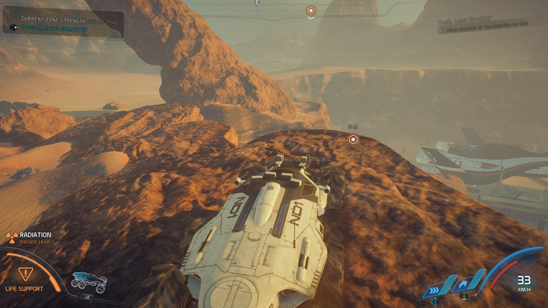 Mass Effect: Andromeda Nomadic Guide - Klättra fältet 