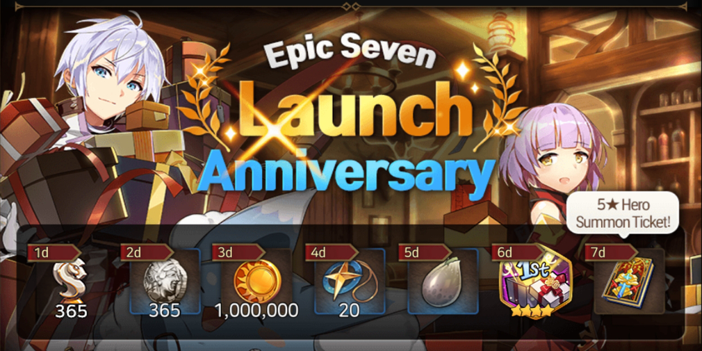Epic Seven mengadakan perayaan ulang tahun yang memberi pemain beberapa bonus gratis 2