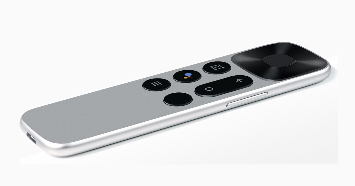 OnePlus TV remote’s official image reveals minimalistic design and trackpad