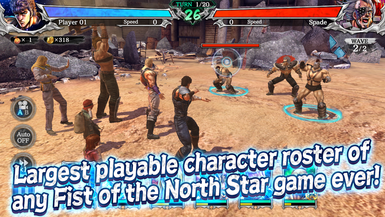 Game mobile The Fist of the North Star, sekarang tersedia secara global