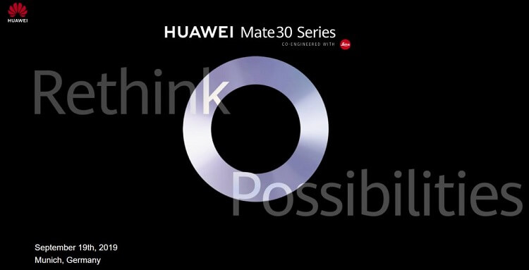 Huawei Mate 30, Mate 30 Pro akan diluncurkan pada 19 September di Munich Event