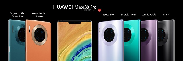 Huawei Mate 30, officiell serie: detaljer 3
