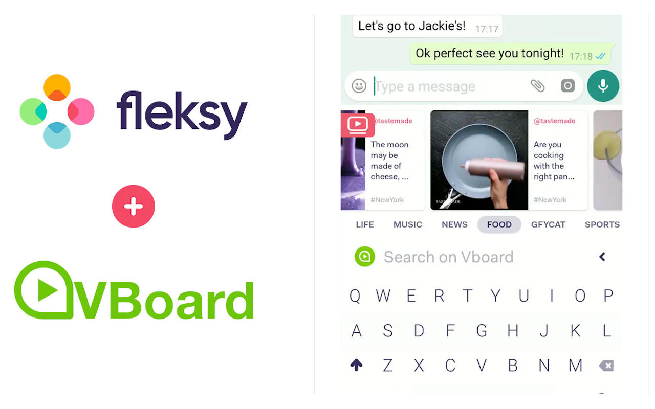 Keyboard Fleksy untuk Android sekarang dapat memutar video karena mengapa tidak