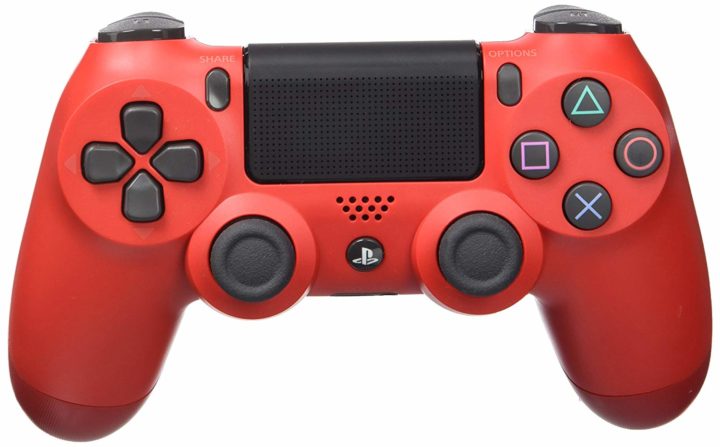 Röd PS4-kontroll