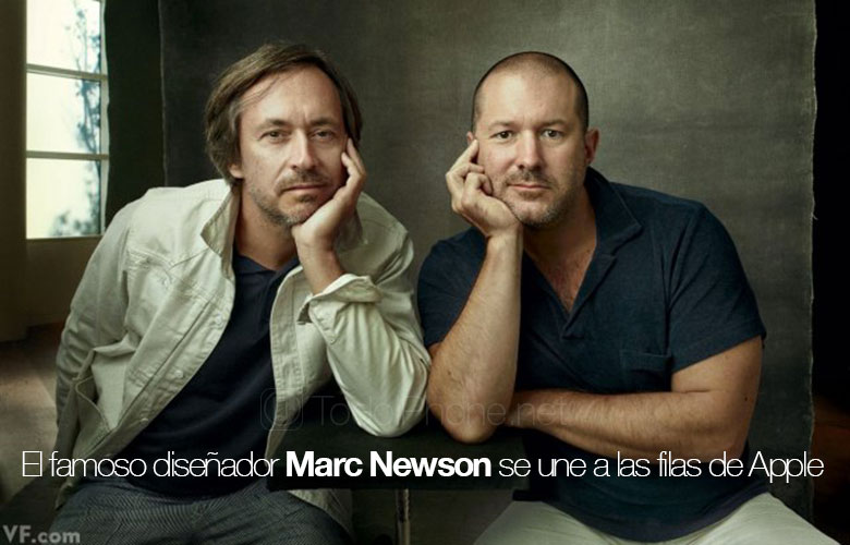 Marc Newson, en välkänd industridesigner, gick med i Apple 2 designteam