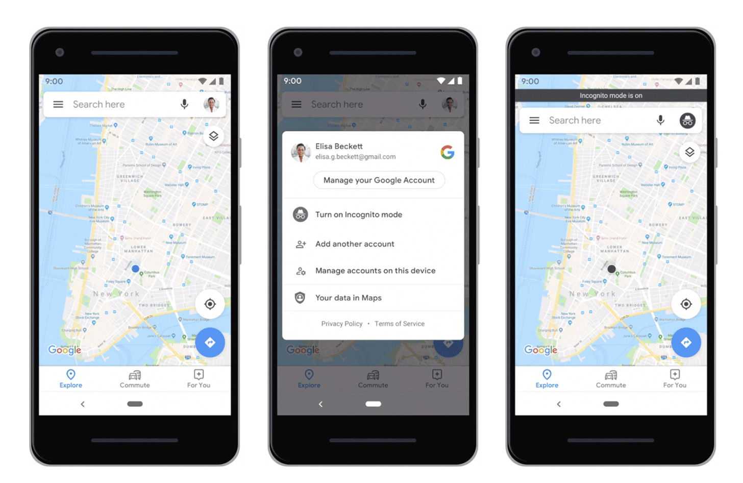 Mode Google Maps Incognito sekarang dalam pengujian