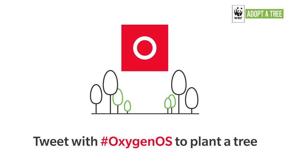 OnePlus ‘Tweet dengan #OxygenOS untuk menanam kampanye pohon’ mendapatkan lebih dari 27332 tweets dalam 24 jam