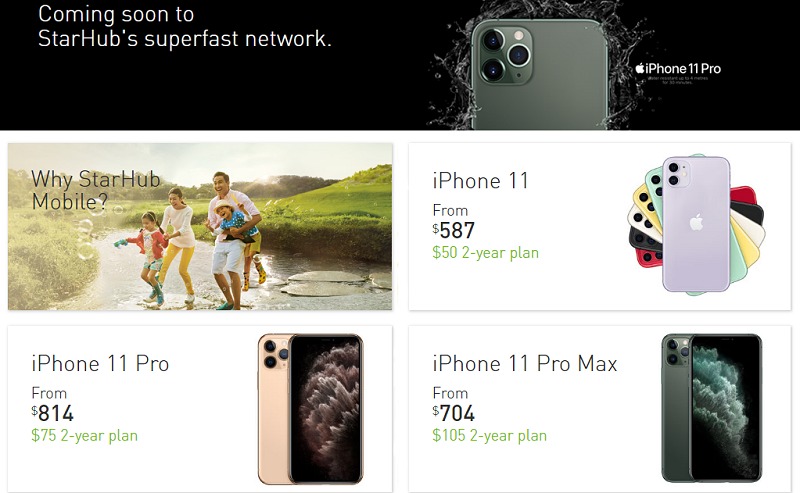 StarHub pertama yang merilis paket harga iPhone 11 dan 11 Pro 1