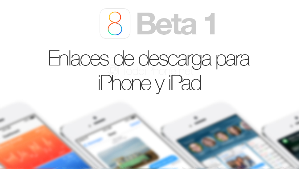 Länk till nedladdning av iOS 8 Beta 1 för iPhone, iPad och iPad Mini 2