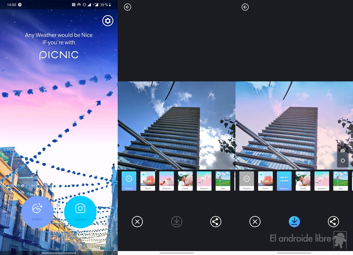 Ubah langit foto Anda dengan aplikasi Piknik