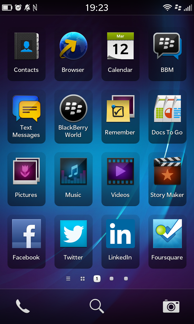 Översikt över BlackBerry 10 OS |  DEN PRO 1