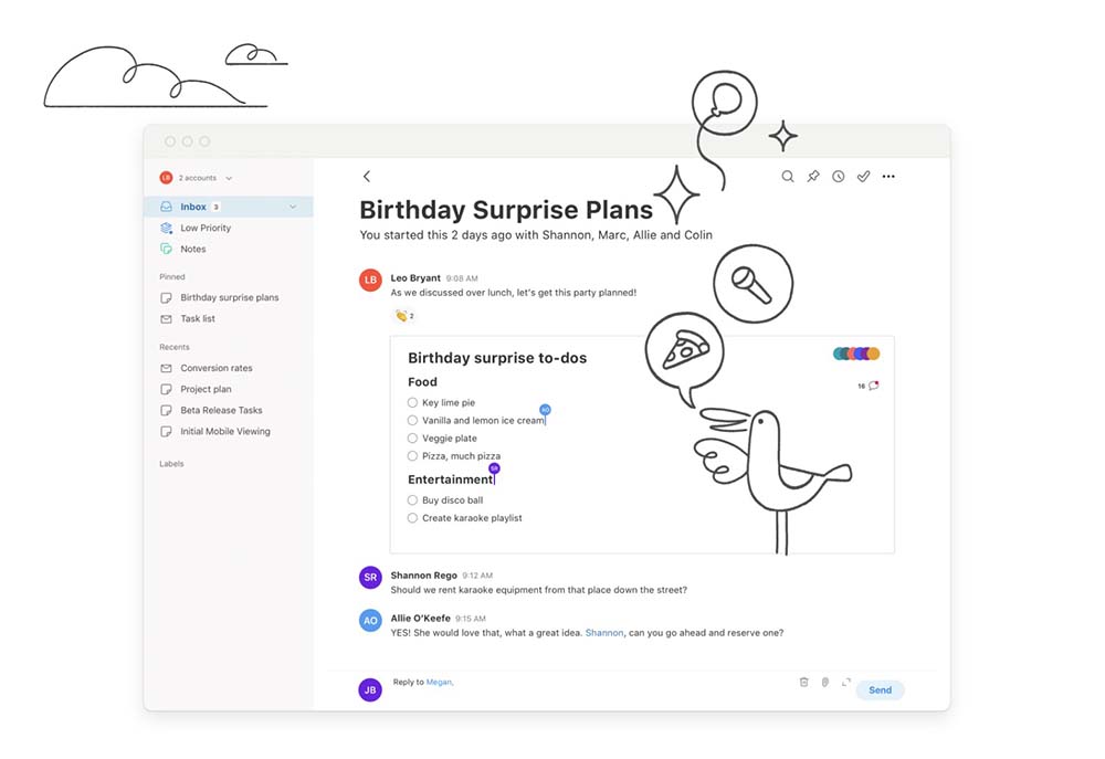 Twobird, cara bergabung dengan email, catatan, pengingat, dan lainnya dengan aplikasi ini