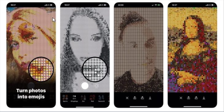 Ubah gambar Anda menjadi mosaik emoji dengan aplikasi iPhone yang menarik ini