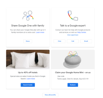 [Update: More countries]  Google erbjuder gratis Home Mini till One-kunder i USA, Kanada 1