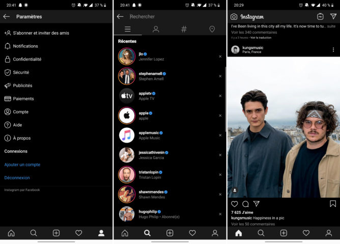 [Update: Not just Android 10] Instagram sedang menguji mode UI gelap untuk Android 10