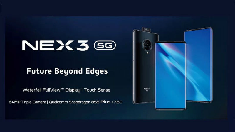 Vivo Nex 3 5G Dengan Kamera Belakang 64MP, Rasio Layar-ke-Tubuh 99,6% Resmi Diluncurkan