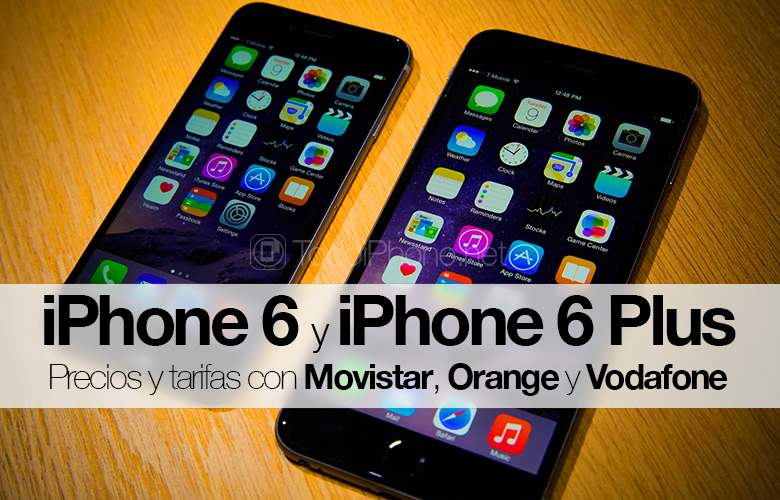 iPhone 6 dan iPhone 6 Plus, harga dan tarif dengan Movistar, Orange dan Vodafone 2