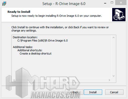 Cara membuat gambar hard disk dengan R-Drive Image 2