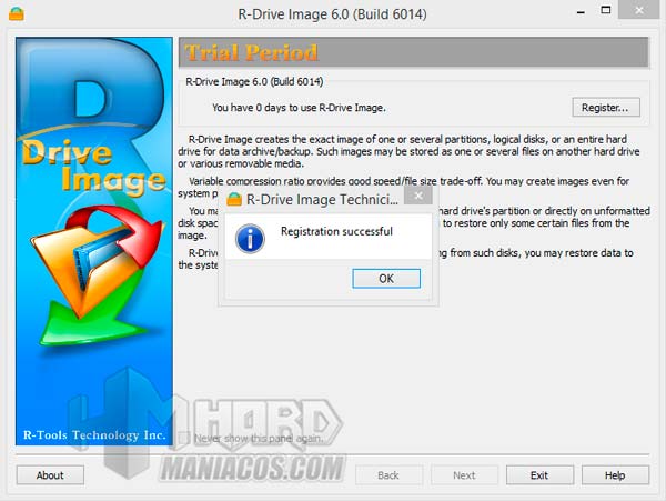Cara membuat gambar hard disk dengan R-Drive Image 9