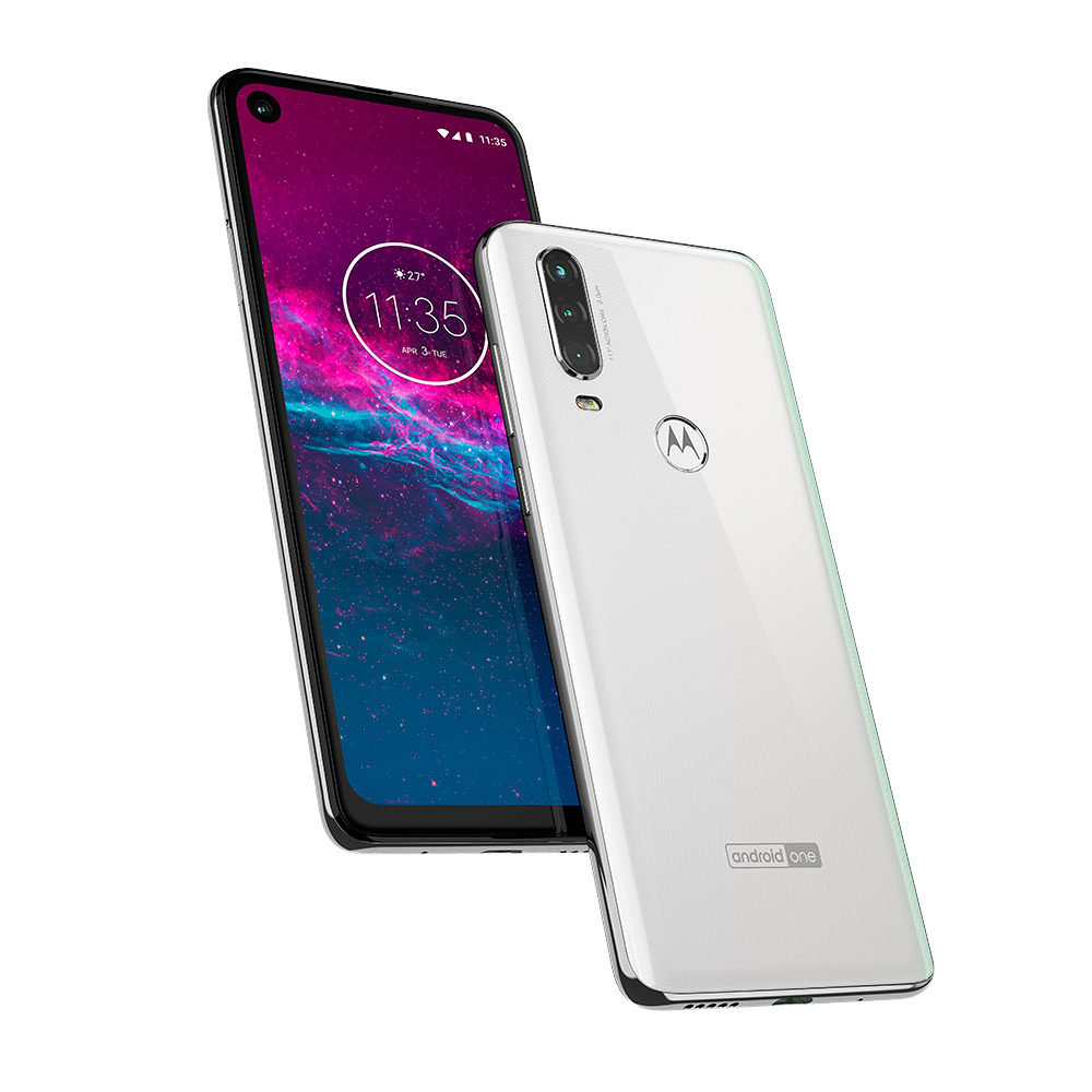 Motorola One Action en México color blanco