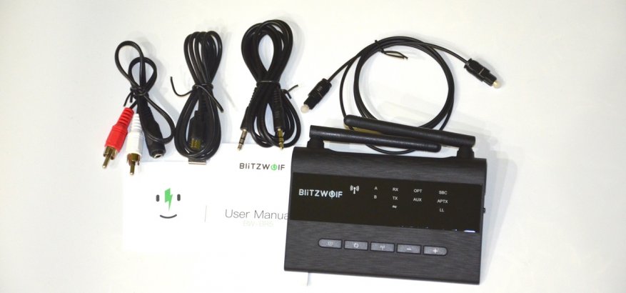 Blitzwolf BW-BR5 Wireless Audio Transceiver (Bluetooth V5.0 APT-X, TX / RX) 5