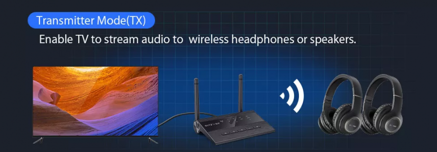 Blitzwolf BW-BR5 Wireless Audio Transceiver (Bluetooth V5.0 APT-X, TX / RX) 14
