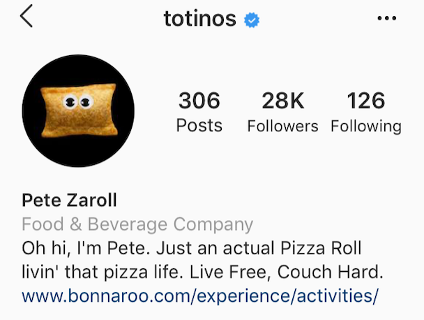 Instagram ide bio: Biografi Insta yang lucu oleh @totinos