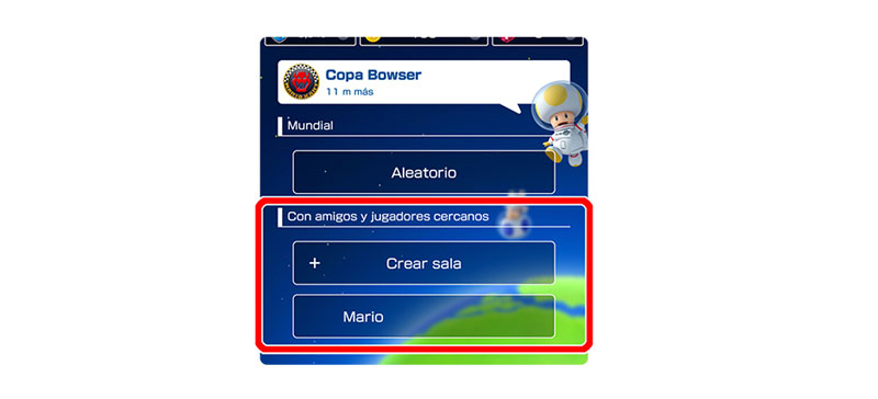 hur man spelar multiplayer beta från Mario Kart Tour steg tre