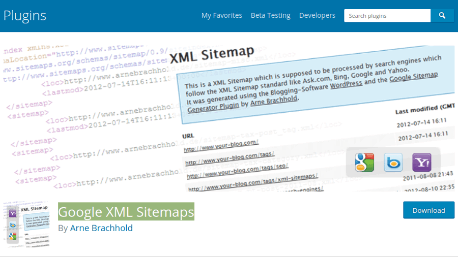 Google Sitemaps SEO XML Plugin 