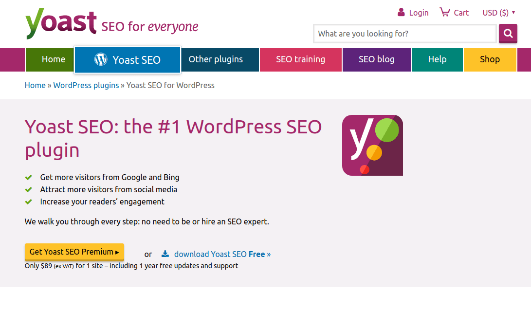 Yoast SEO-plugin för WordPress 
