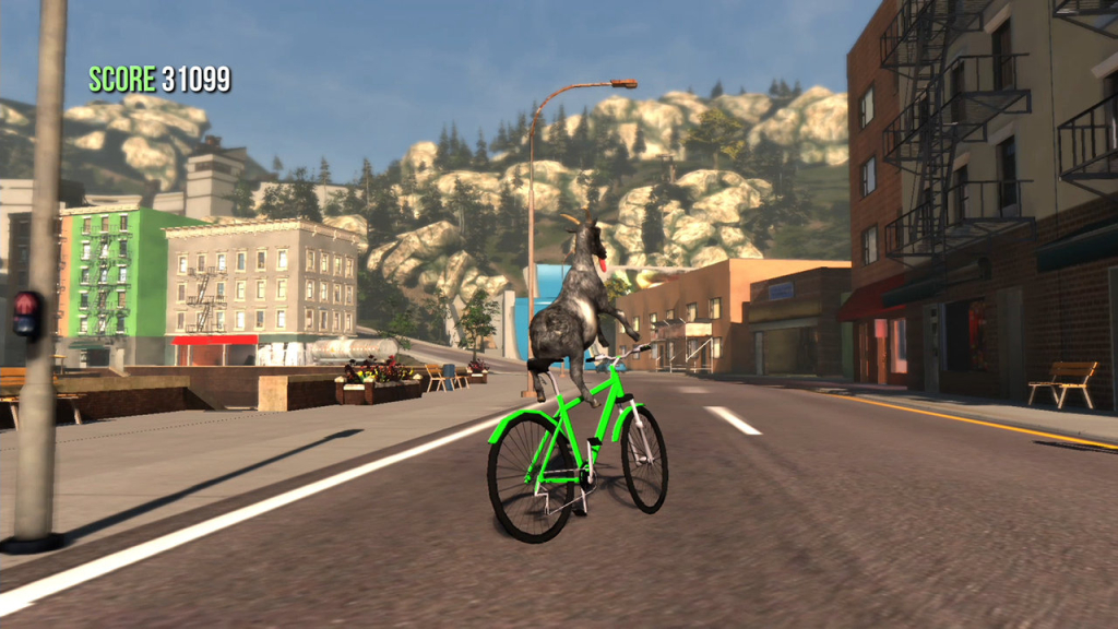 Vad sägs om att cykla med din get på Goat Simulator?
