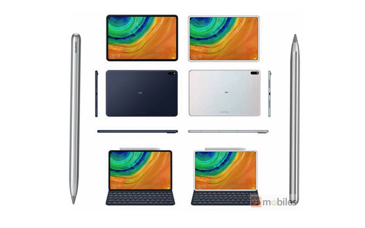 Gambar Huawei MediaPad M7 membuat permukaan online
