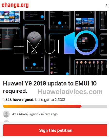 Pembaruan Huawei Y9 2019 EMUI 10 (Android) akan terjadi, kata Huawei 1