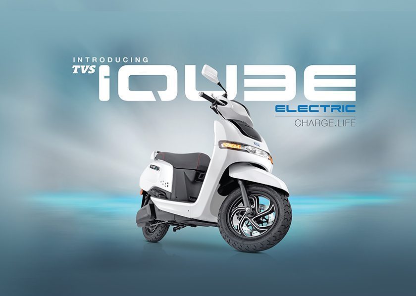 Motor TVS memasuki segmen listrik dengan skuter iQube, mulai dari ₹ 1,15 lakh