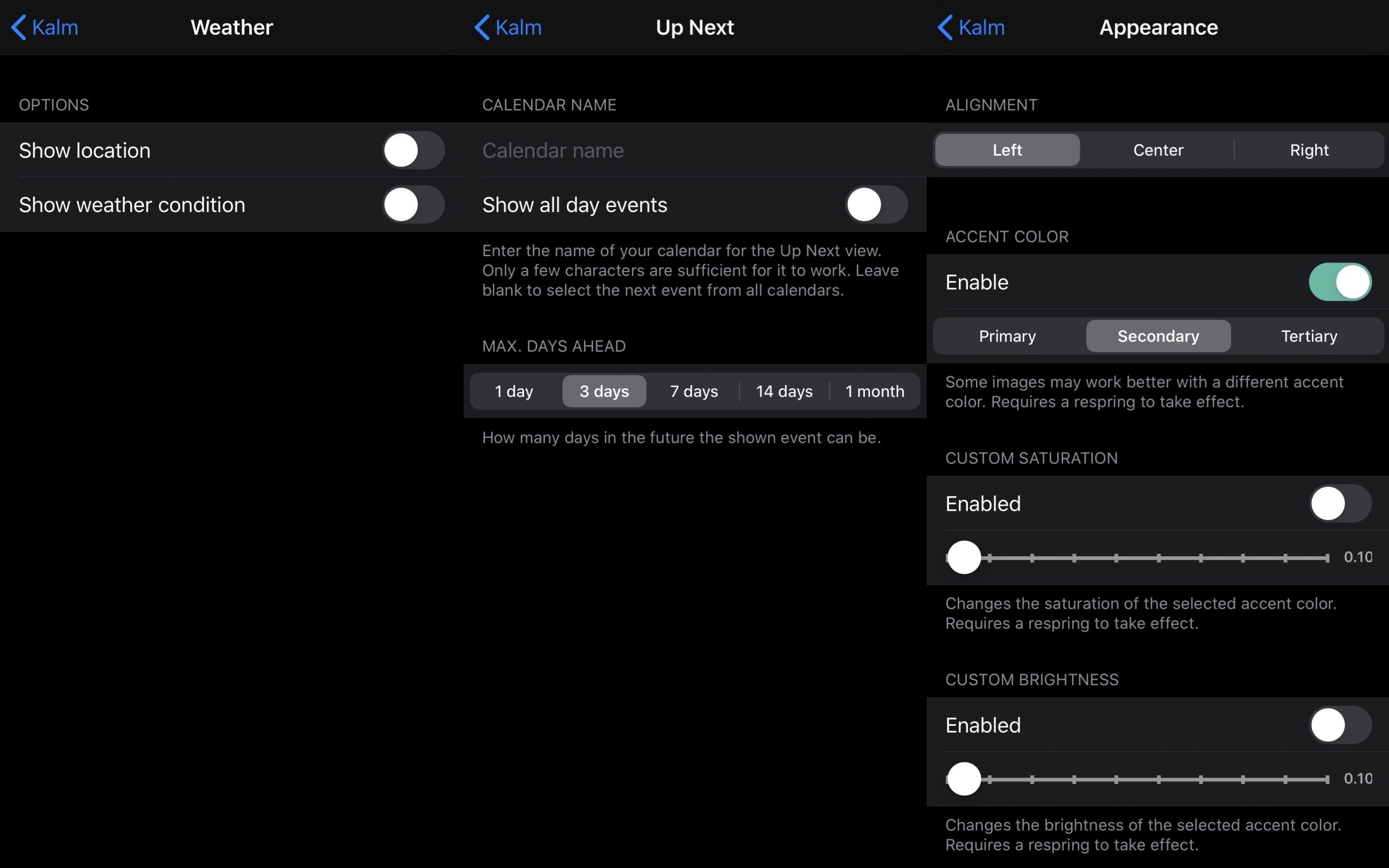 Kalm är en mer informativ låsskärm för iPhone 4 med stor kapacitet