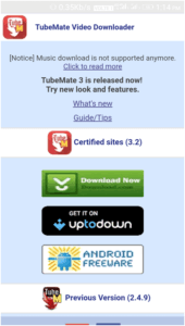 Tubemate Android APK