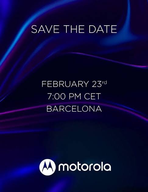 Motorola sudah mulai mengirim undangan untuk presentasi di MWC 2020.