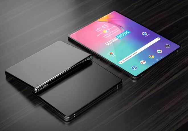 Samsung Patent Vik tabletter som ser ut som större Galaxy Fold 2