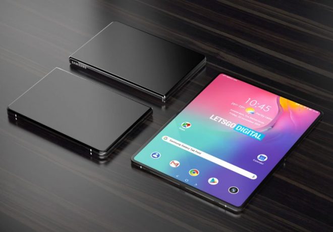 Samsung Patent Vik tabletter som ser ut som större Galaxy Fold 3