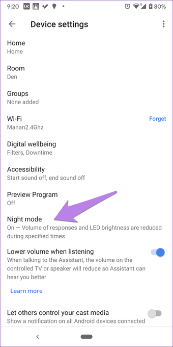 Google home mini mengubah volume 10