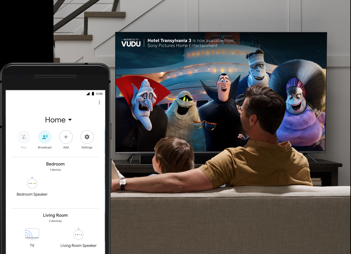 Google Home to Vizio Smart TV