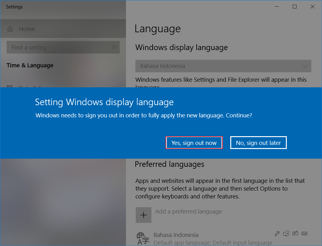 cara mengganti bahasa di windows 7, 8 dan 10