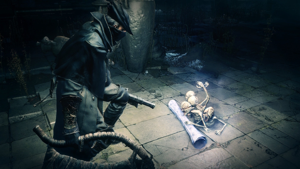 Bloodborne dikembangkan oleh tim Dark Souls yang sama, tetapi memiliki kilau tersendiri (Foto: Reproduksi)