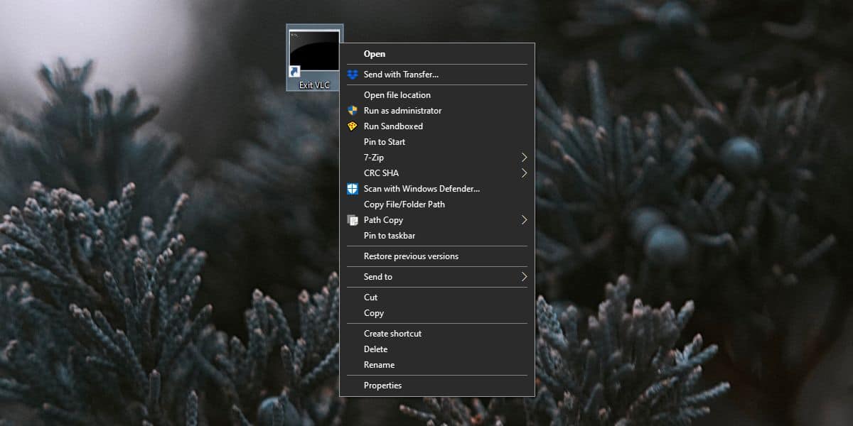 Cara menjalankan skrip Batch dari bilah tugas atau menu Mulai Windows 10